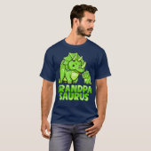 opa saurus dinosaur Funny Grandpasaurus voor T-shirt (Voorkant volledig)