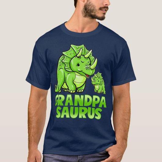 opa saurus dinosaur Funny Grandpasaurus voor T-shirt (Voorkant)