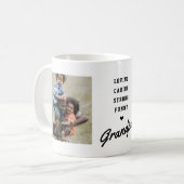 Opa Script Foto Vaderdag Koffiemok (Voorkant links)