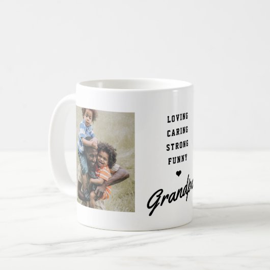 Opa Script Foto Vaderdag Koffiemok (Voorkant links)