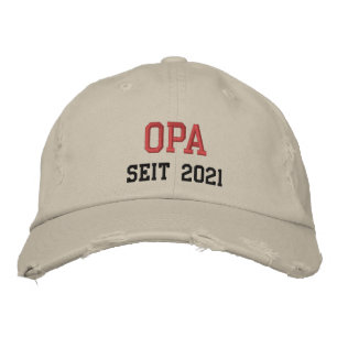 Opa seit - Duitse opa Geborduurde Pet