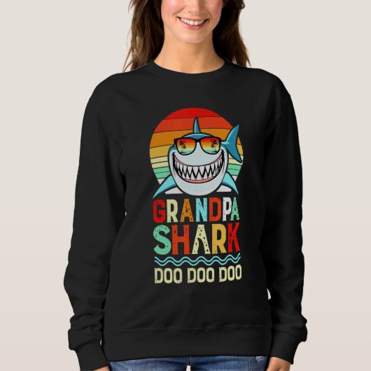 Opa Shark Doo Doo Doo Trui (Voorkant)