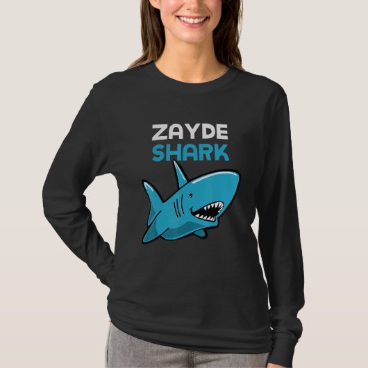 Opa Shark Grappige Familie T-shirt (Voorkant)