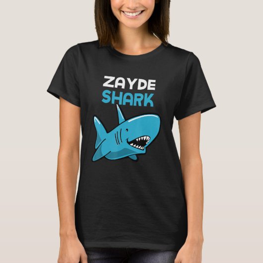 Opa Shark Grappige Familie T-shirt (Voorkant)