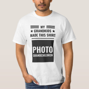 Opa-Shirt met opa-kinderen   Enkele foto T-shirt