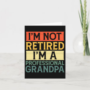 Opa-shirt voor mannen grappige vadersdag gepension kaart