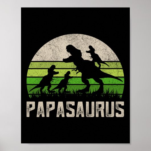 Opa Shirten 1 Papa Grappig Vaders Dag Cadeau Poster (Voorkant)