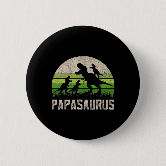 Opa Shirten 1 Papa Grappig Vaders Dag Cadeau Ronde Button 5,7 Cm (Voorkant)