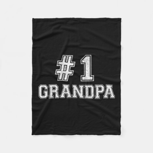 Opa Shirten voor mannen Fleece Deken (Voorkant)