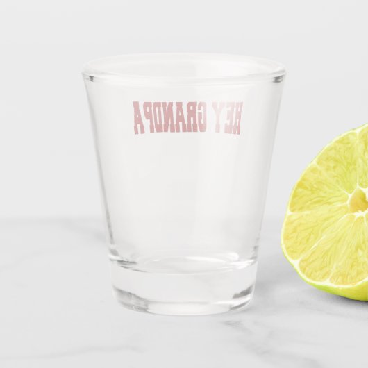 opa shot glas (Achterkant)