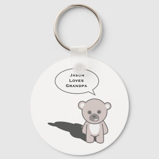 Opa Sleutelhanger1 (personaliseren) Sleutelhanger (Voorkant)