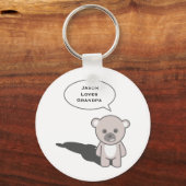 Opa Sleutelhanger1 (personaliseren) Sleutelhanger (Voorkant)