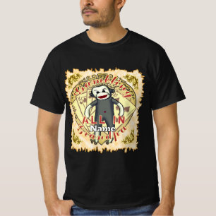 Opa Sock Monkey poker T-shirt