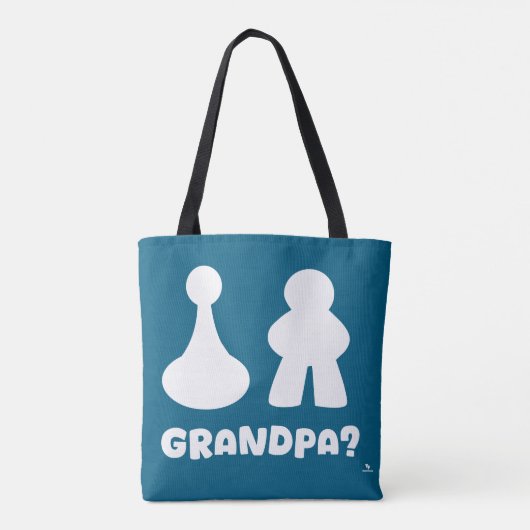 Opa Spelstuk Grappig Gamer Design Tote Bag (Achterkant)