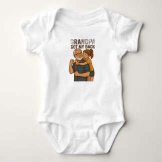 Opa staat achter me BabyT-shirt Romper
