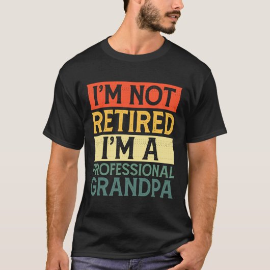 Opa staat te grillen Grappige BBQ Vaderdag T-shirt (Voorkant)