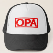 Opa Stamp Trucker Pet (Voorkant)