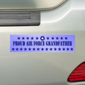 Opa Stars van de luchtmacht Bumpersticker (Op auto)