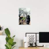 Opa statue beschermt tegen het kwaad, Cheju-do I Poster (Thuiskantoor)