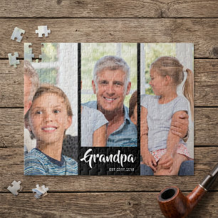 Opa Stelde Modern Schrift 3 Foto op Legpuzzel
