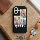 Opa Stelde Modern Schrift Zwart 3 Foto op Case-Mate iPhone Case
