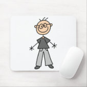 Opa Stick Figure Muismat (Met muis)
