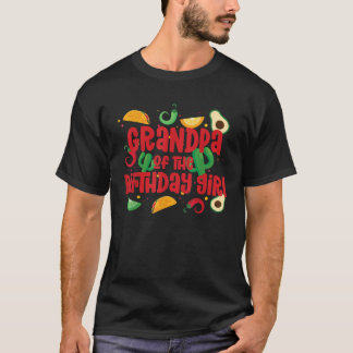 Opa Taco Twosday Fiesta Taco Verjaardag Theme Gi T-shirt