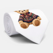 Opa Teddybeer Stropdas (Opgerold)
