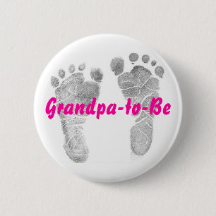 Opa-to-be Ronde Button 5,7 Cm