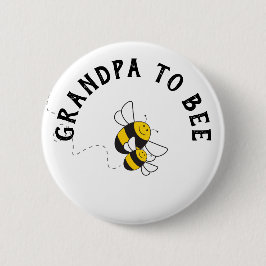 Opa tot bijenknop voor baby shower van hommels ronde button 5,7 cm