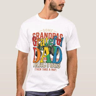 Opa Tractor Vintage Boerderij Slaap Shirt Ontwerp_