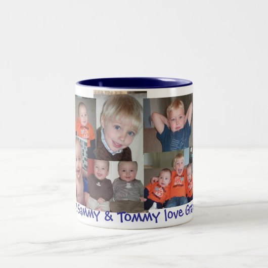 opa tweekleurige koffiemok (Center)