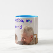 opa tweekleurige koffiemok (Center)