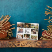 Opa U bent de beste moderne fotocollage Fotoplaat (Zijkant)