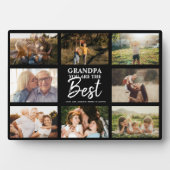 Opa U bent de beste moderne fotocollage Fotoplaat (voorkant)