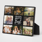 Opa U bent de beste moderne fotocollage Fotoplaat (Zijkant)