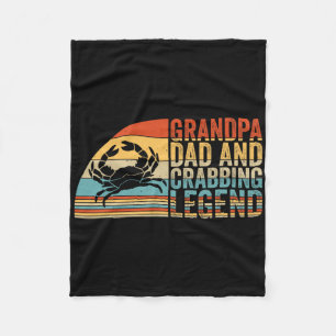 Opa Vader En Krablegende  Fleece Deken