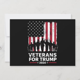Opa Vader Veteranen Voor Trump 2024 Amerikaanse Vl Kaart