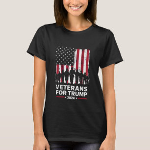 Opa Vader Veteranen Voor Trump 2024 Amerikaanse Vl T-shirt