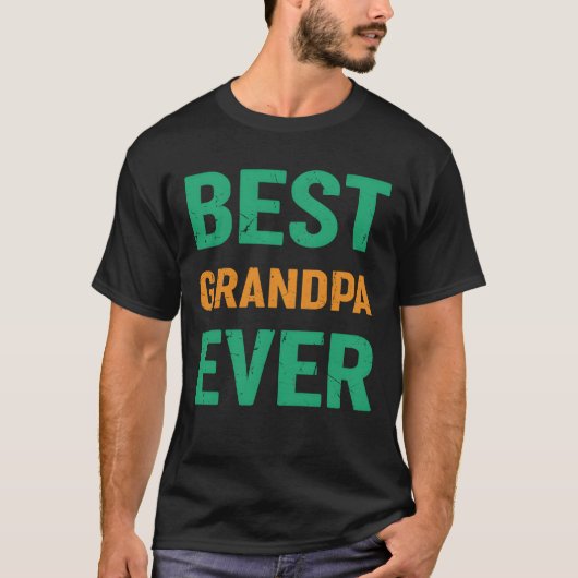 Opa Vaderdag beste opa ooit T-shirt (Voorkant)