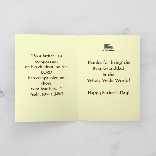 Opa Vaderdag Kaart (Binnen)