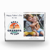 Opa Vaderdag Kinder Foto Retro Golf Gag (Voorkant)