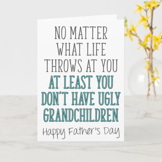 Opa Vaderdag, wat het leven ook inhoudt Kaart (Gele Bloem)