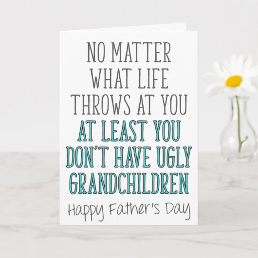 Opa Vaderdag, wat het leven ook inhoudt Kaart (Kleine Plant)