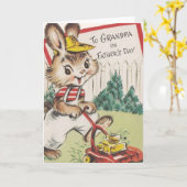 opa Vaderdag Wenskaart Kaart (Gele Bloem)