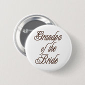 Opa van Bride Classy Browns Ronde Button 5,7 Cm (Voorkant /achterkant)