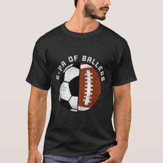 Opa van Byllers Grappige Voetbal Voetbal Opa  T-shirt