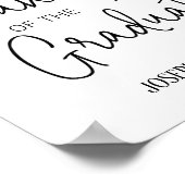 Opa van de Afstuderen Memorial Reserved Seat Poster (Hoek)