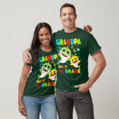 Opa van de Baby haaiendag opa haai T-shirt (Unisex)