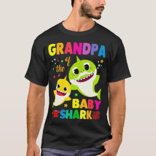 Opa van de Baby haaiendag opa haai _ T-shirt